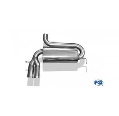 Escape FOX Audi S3 8L escape final Ø70mm - 2x76 10