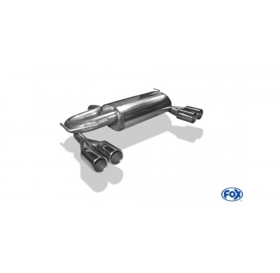 Escape FOX Audi A3 8L quattro escape final salida duplex &#216; 63,5mm - 2x76 12 duplex