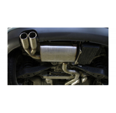 Escape FOX Audi A3 8P quattro escape final &#216;70mm - 2x90 17