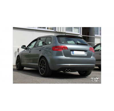 Escape FOX Audi A3 8P quattro Sportback escape final &#216;70mm - 2x90 17