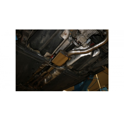 Escape FOX Audi RS3 type 8P quattro Sportback escape delantero Ø70mm