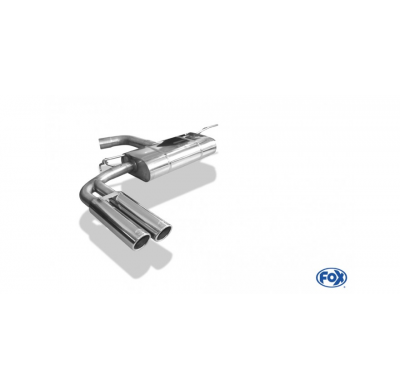 Audi A3 - 8V Sedan "con S-Line o S3 parachoques" Escape trasero FOX - 2x80 tipo 16