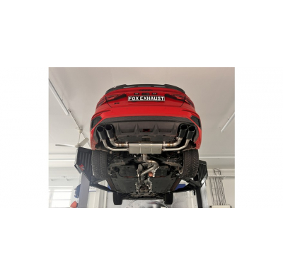 Audi S3 GY - Medio sistema limusina desde catalizador - 2x106x71 tipo 25 derecho/izquierdo negro