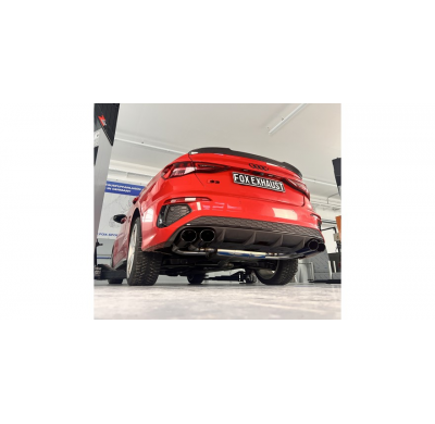 Audi S3 GY - Medio sistema limusina desde catalizador - 2x115x85 tipo 25 derecho/izquierdo negro