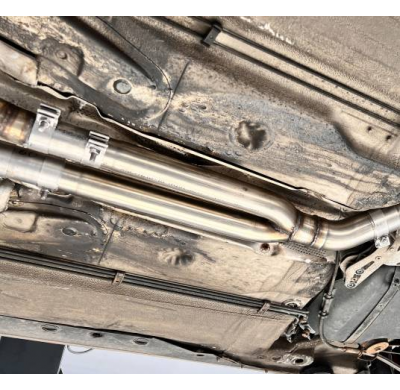 Tubo de conexión Audi S4 B5 de 76 mm/2 x 70 mm con adaptador de 2 x 76 mm. Fox exhaust