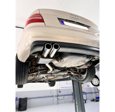 Silenciador final Audi S4 B5 - 2x88x74 tipo 32 Fox exhaust