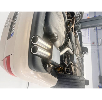 Silenciador final Audi S4 B5 - 2x88x74 tipo 32 Fox exhaust