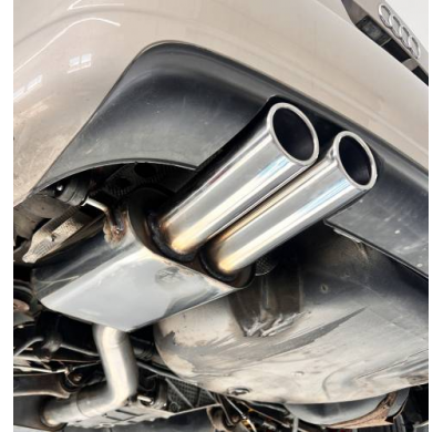 Silenciador final Audi A4 B5 quattro - 2x88x74 tipo 32 Fox exhaust
