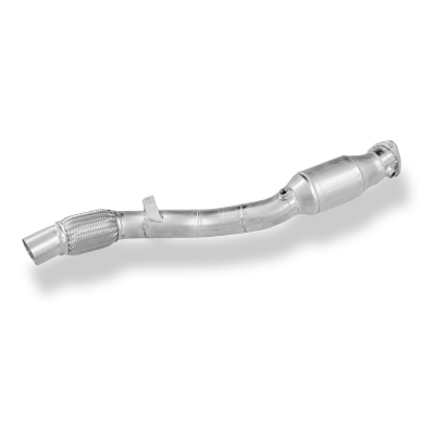 Audi A4 B5 - Downpipe delantero de 76 mm con catalizador HJS c Fox exhaust