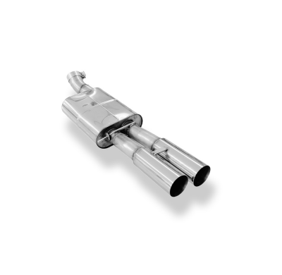 Audi A4 B5 - Silenciador final de tracción delantera - 2x80 tipo 10 Fox exhaust