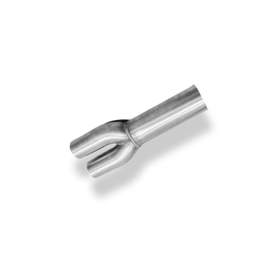 Tubo de conexión Audi RS4 B5 de 90 mm/2x76 mm con adaptador de 2x55 mm. Fox exhaust
