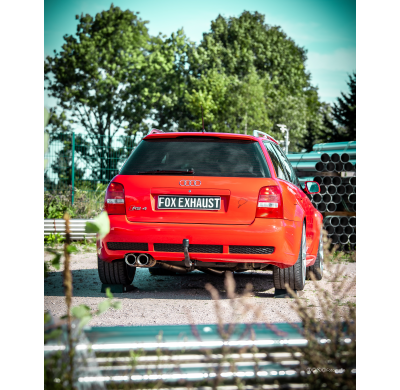 Audi RS4 B5 EndschalldÃ¤mpfer 90mm - 2x90 Tipo 25 Fox exhaust