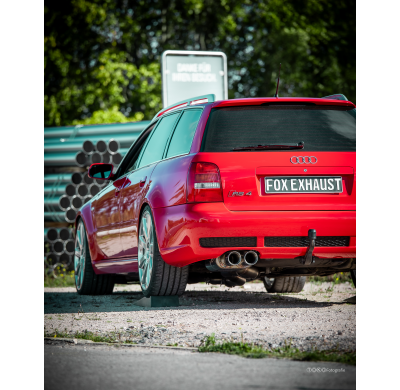 Audi RS4 B5 EndschalldÃ¤mpfer 90mm - 2x90 Tipo 25 Fox exhaust