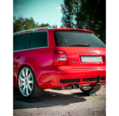 Audi RS4 B5 EndschalldÃ¤mpfer 90mm - 2x90 Tipo 25 Fox exhaust