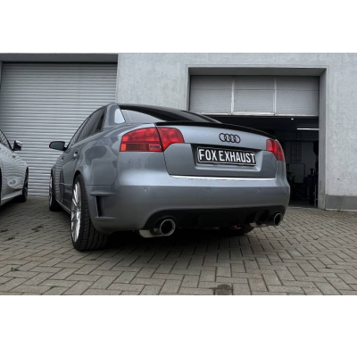 Silenciador final derecho/izquierdo para Audi A4 Typ B7 quattro DTM Edition Fox exhaust