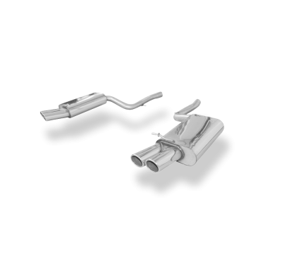 Silenciador trasero derecho/izquierdo para Audi S4 B7 - 2x88x74 tipo 32 derecho/izquierdo Fox exhaust
