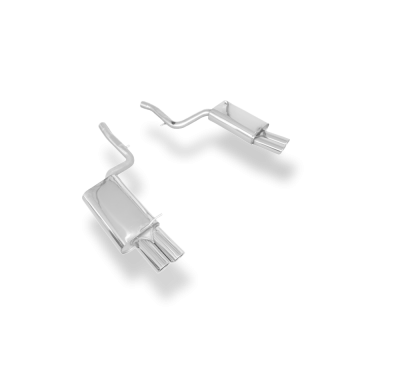 Silenciador trasero derecho/izquierdo para Audi S4 B7 - 2x88x74 tipo 32 derecho/izquierdo Fox exhaust
