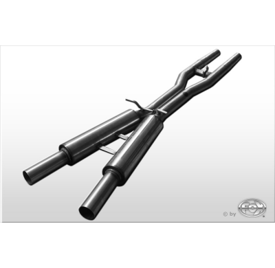 Escape FOX Audi A4 B6 quattro escape delantero &#216;63,5mm