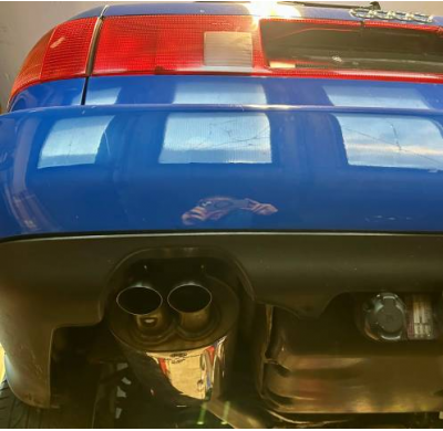Silenciador final Audi 100/A6 quattro tipo C4 - 2x63 tipo 26 Fox exhaust