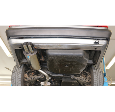 Audi 100 quattro Typ C3 - 2x63 Typ 10 Fox exhaust