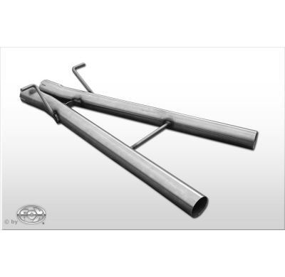 Escape FOX VW Passat 3B/ 3BG 4-Motion supresor escape delantero duplex