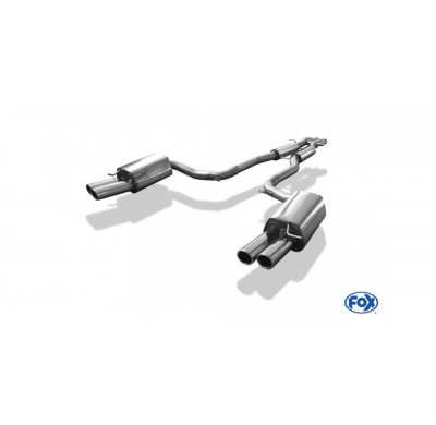 Escape FOX Audi RS6 4F escape delantero duplex