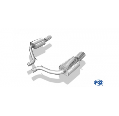 Escape FOX Audi RS6 4F escape final duplex - 2x80 16 duplex