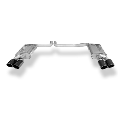 Audi S8 Tipo 4H con Silenciador final de válvula de descarga derecha/izquierda - Fox exhaust
