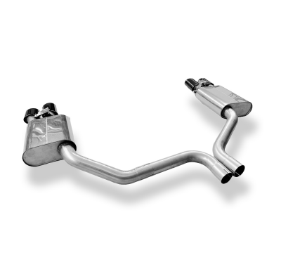 Audi S8 Tipo 4H con Silenciador final de válvula de descarga derecha/izquierda - Fox exhaust