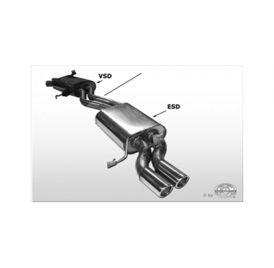 Escape FOX Audi 200 44Q quattro escape final - 2x70 16