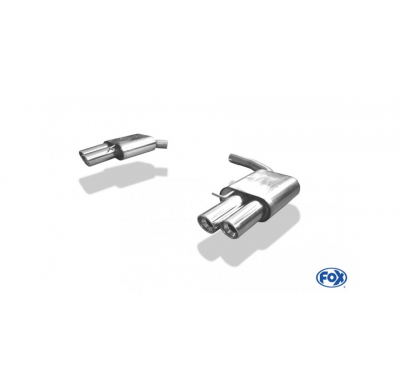 Escape FOX Audi A4/A5 type B8 + S-Line escape final duplex - 2x90 type 17 duplex