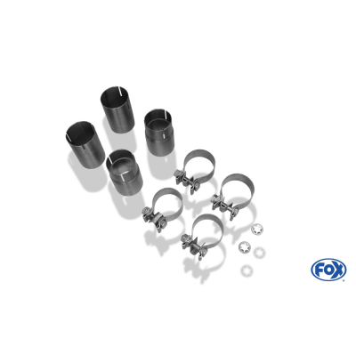 Escape FOX Audi A5 8T Sportback escape final duplex for 1-pipe - 1x100 type 17 duplex