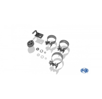 Escape FOX Audi A4 B8 sedan/ Caravan und A5 Coupe B8 escape final duplex doble entrada incl. y-adapter pipe - 2x90 17 duplex