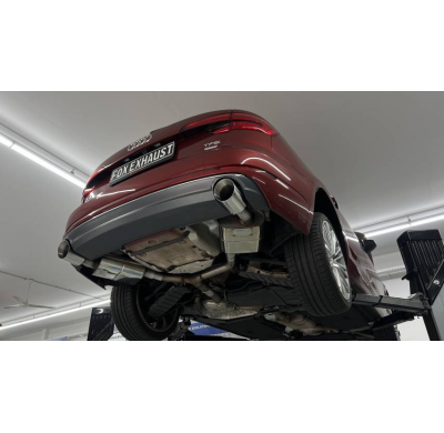 Audi A4 B9 - 2WD Silenciador final derecho/izquierdo - 1x114 tipo 25 r Fox exhaust