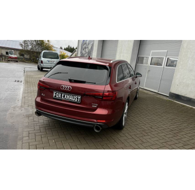 Audi A4 B9 - 2WD Silenciador final derecho/izquierdo - 1x114 tipo 25 r Fox exhaust