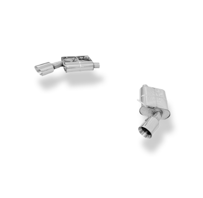 Audi A4 B9 - 2WD Silenciador final derecho/izquierdo - 1x114 tipo 25 r Fox exhaust