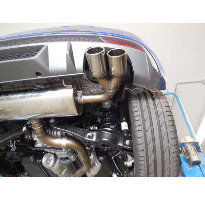 Escape FOX Audi S1 quattro escape final salida duplex - 2x90 12 duplex