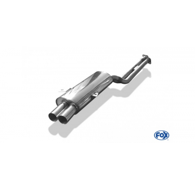 Escape FOX BMW E36 M3 Coupe und Cabrio half system from catalizador - 2x76 10