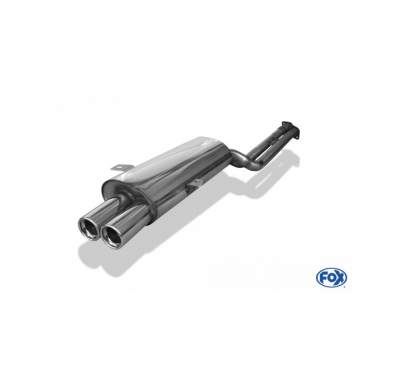 Escape FOX BMW E36 M3 Coupe und Cabrio half system from catalizador - 2x76 13