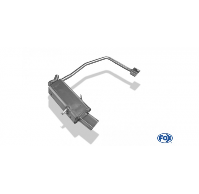 Escape FOX BMW E36 316/ 318/ 320/ 323/ 325/ 328 escape final salida duplex - 135x80 53 duplex