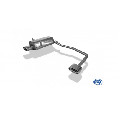 Escape FOX BMW E36 316/ 318/ 320/ 323/ 325/ 328 escape final salida duplex - 135x80 53 duplex