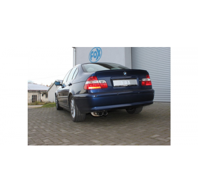 Escape FOX BMW E46 320/ 323/ 328 escape final 1 entrada on original escape central - 2x76 10