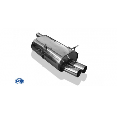 Escape FOX BMW E46 320/ 323/ 328 escape final 1 entrada on original escape central - 2x76 10