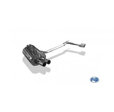 Escape FOX BMW E46 330d/ 330xd escape final salida duplex doble entrada - 2x70 10 duplex