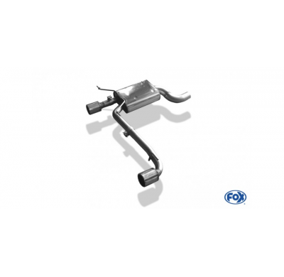 Escape FOX BMW E90/91/92 325d escape final salida duplex - 1x90 16 duplex