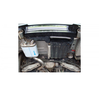 Escape FOX BMW E90/91/92 325d escape final salida duplex - 1x90 16 duplex