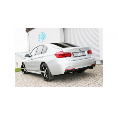 BMW F30 / 31 - 335d Escape trasero FOX salida cruzada derecha / izquierda - 1x90 tipo 10 derecha / izquierda