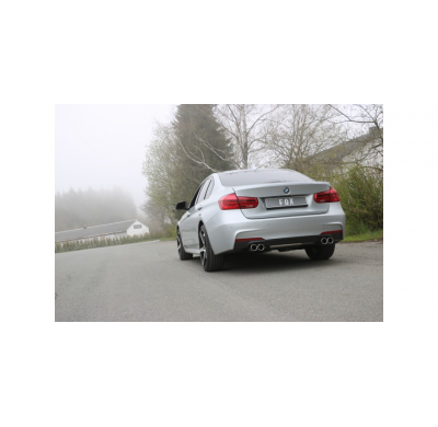 BMW F30 / 31 - 335d Escape trasero FOX salida cruzada derecha / izquierda - 2x80 tipo 12 derecha / izquierda