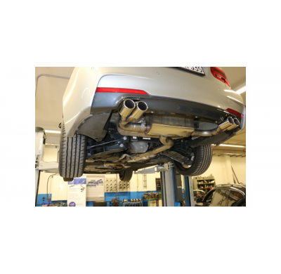 BMW F30 / 31 - 335d Escape trasero FOX salida cruzada derecha / izquierda - 2x80 tipo 12 derecha / izquierda