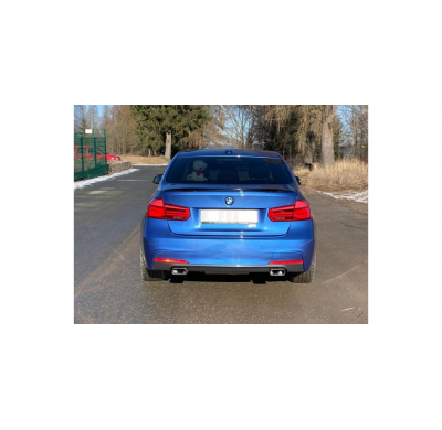 BMW F30 / 31 - 330i xDrive - Escape trasero FOX - 145x65 tipo 59 derecha / izquierda - con válvula de escape